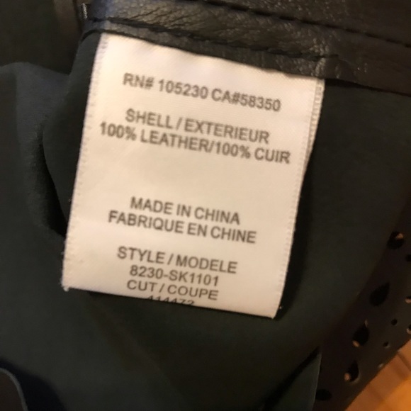 Like new real leather skirt size M - Picture 5 of 6